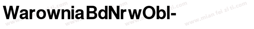 Warownia BdNrwObl字体转换